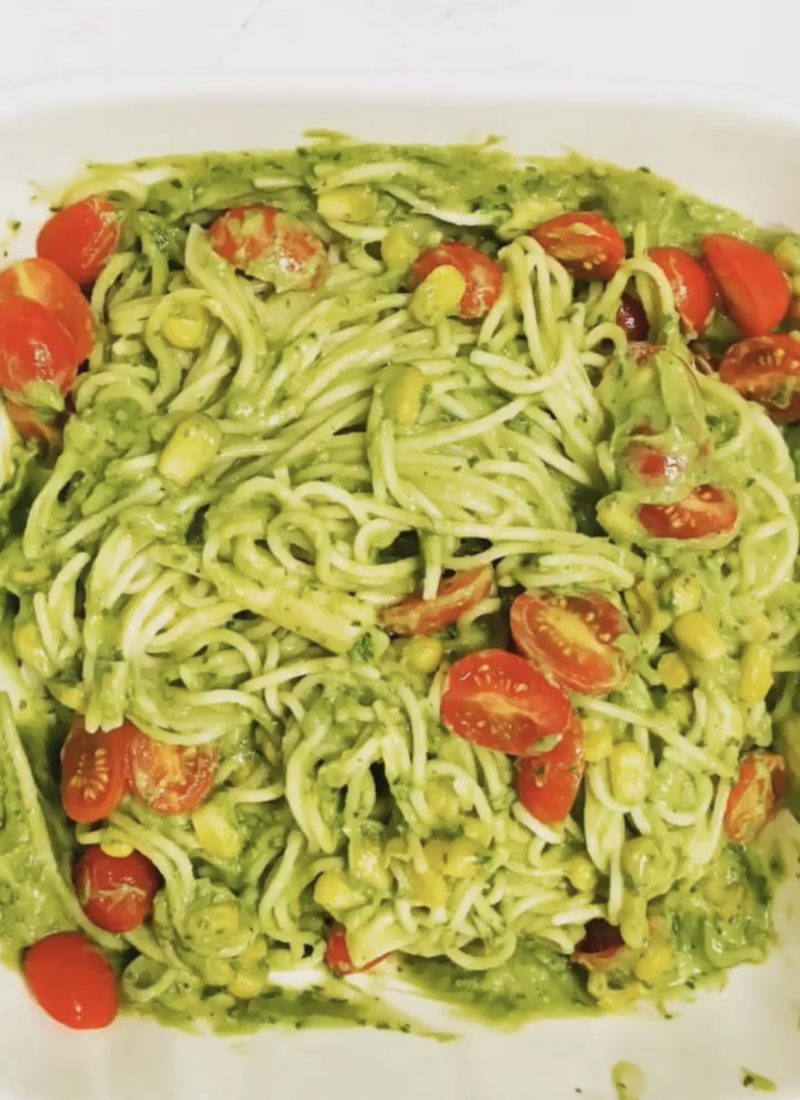 Avocado Pesto Pasta